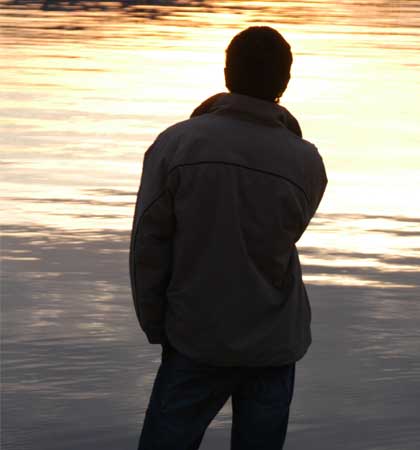 client quote looking out to sea